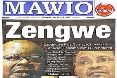 Mawio, a weekly newspaper published a story linking former presidents Benjamin Mkapa and Jakaya Kikwete to the mineral sands corruption scandal.