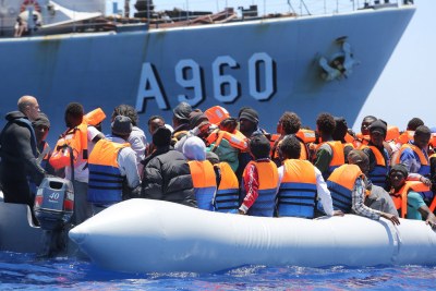 Migrants secourus en Méditerranée (archives)