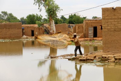 In one of the world's poorest countries, where most houses are made of earth or mud, flooding has destroyed thousands of homes.