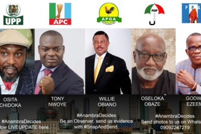 Anambra decides - governorship election poster