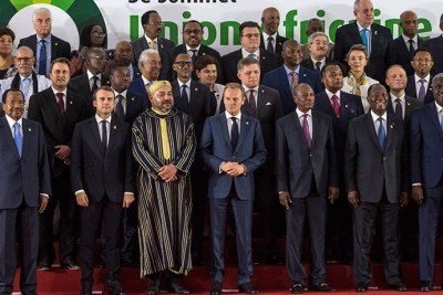 Le président Kagame et d'autres chefs d'État et de gouvernement lors du 5e sommet Union africaine-Union européenne - archives