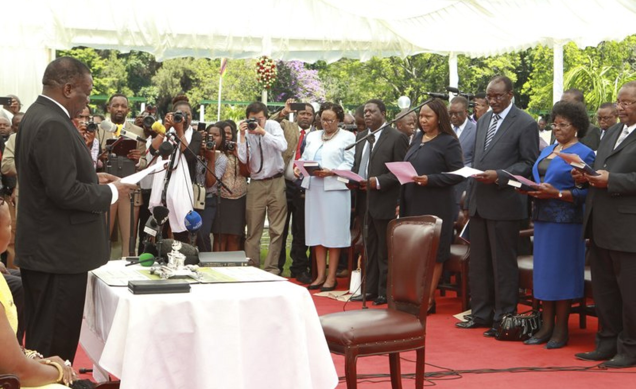 Zimbabwean President Emmerson Mnangagwa ends working visit 