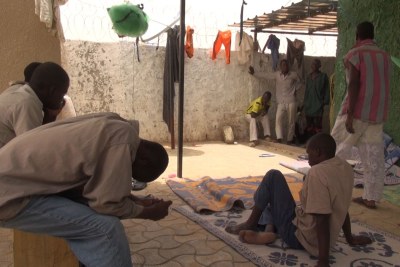 Ex membres de Boko Haram  dans un camp