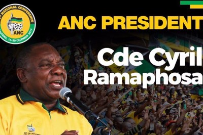 Cyril Ramaphosa, Le noouveau président de l'ANC