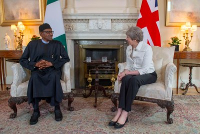 President Muhammadu Buhari and UK Prime Minister, Theresa May.