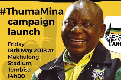 ANC launch of Thuma Mina Campaign