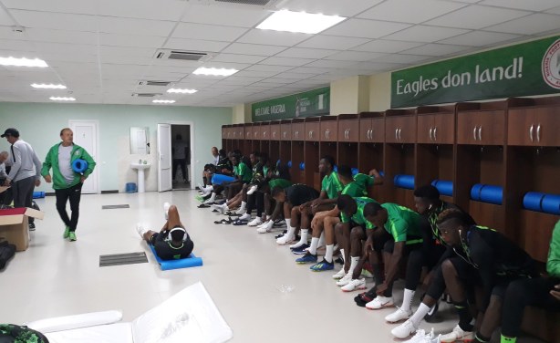 How Cool Eagles Get Customised Locker Room In Pidgin