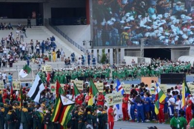 Ouverture officielle des 3èmes Jeux africains de la Jeunesse (JAJ-2018), le 18 Juillet 2018 à Alger.