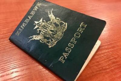 Zimbabwean passport (file photo).