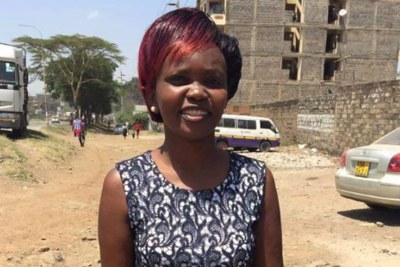 Caroline Mwatha Ochieng, a founder member of Dandora Community Justice Centre. She has been reported missing.