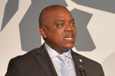 President Mokgweetsi Masisi (file photo).