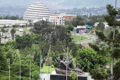 Une photo montrant des arbres à Kigali