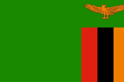 Flag of Zambia.