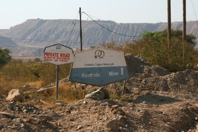 Mine de cuivre de Nchanga près de Chingola, Zambie. (photo d'archives)