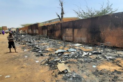 L'incendie s'est déclaré dans le quartier Pays-Bas de Niamey