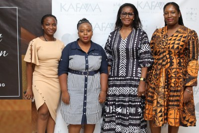 Oluwayemi Olukanni - Course Design Lead, Kafawa, Nkem Okocha - Founder, Mamamoni, Mrs. Femi Olayebi - CEO, My World of Bags Ltd, Sinmi Olayebi - Project Lead, Kafawa