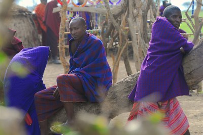 Members of the Maasai community in Tanzania (file photo).
