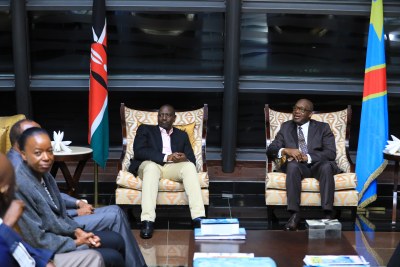 Uhuru Kenyatta, facilitateur  désigné dans le cadre du processus de Nairobi.