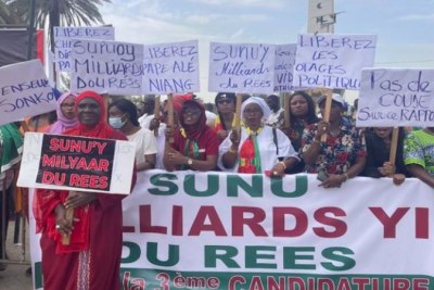 Marche pour demander la lumière sur les fonds Covid-19 détournés au Sénégal