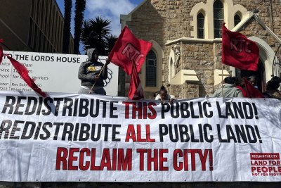 Activists from Reclaim the City, credited by some in the housing sector as helping reignite the City of Cape Town’s commitment to social housing (file photo).
