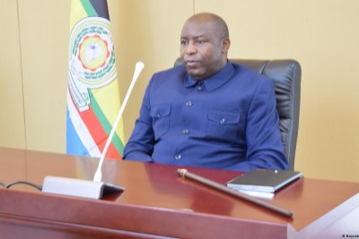Le président du Burundi Evariste Ndayishimiye