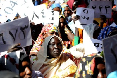 Women in Sudan advocate for a peace agreement (file photo).