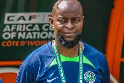 Former Super Eagles coach Finidi George (file photo)