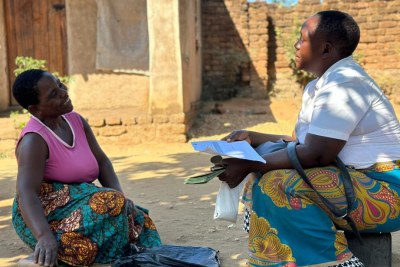 Village Health Volunteers in the forefront of integrated door to door cholera outbreak interventions in Malawi.