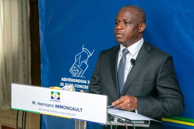 Ministre de l'Intérieur et de la sécurité au Gabon, Hermann Immongault